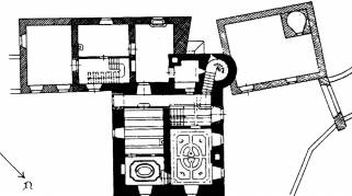 Grundriss der Irscher Burg